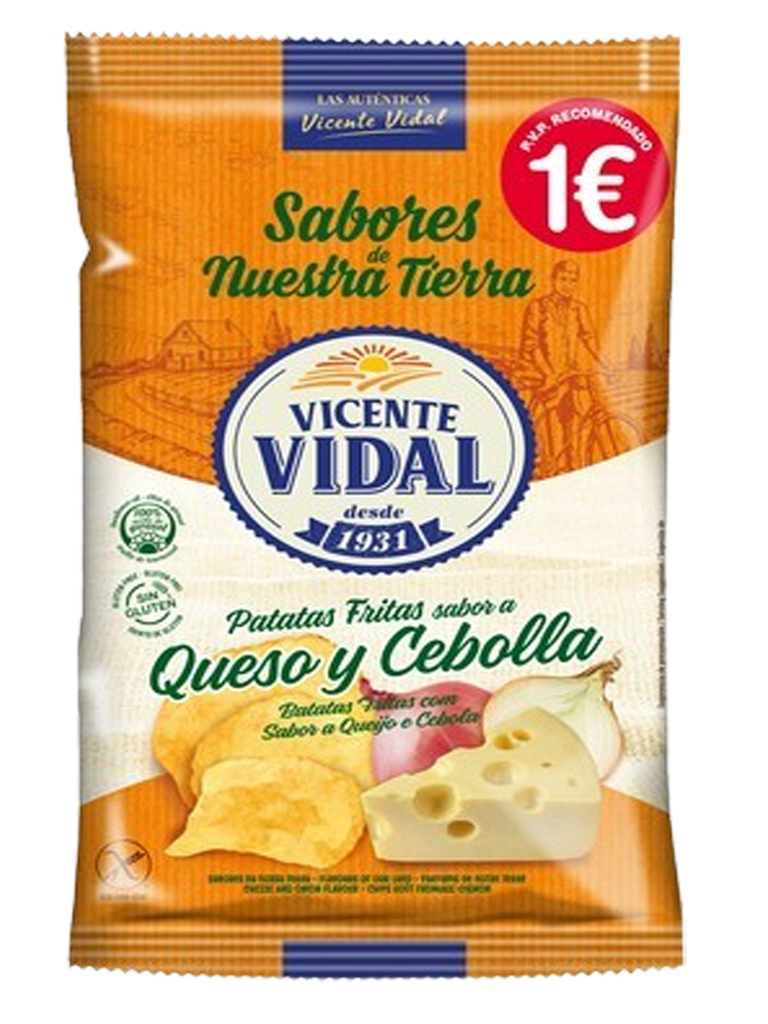 VIDAL QUESO Y CEBOLLA 100G