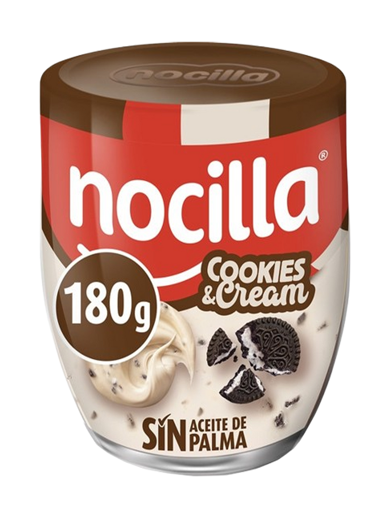 NOCILLA GALLETAS Y CREMA SIN PALMA 180G