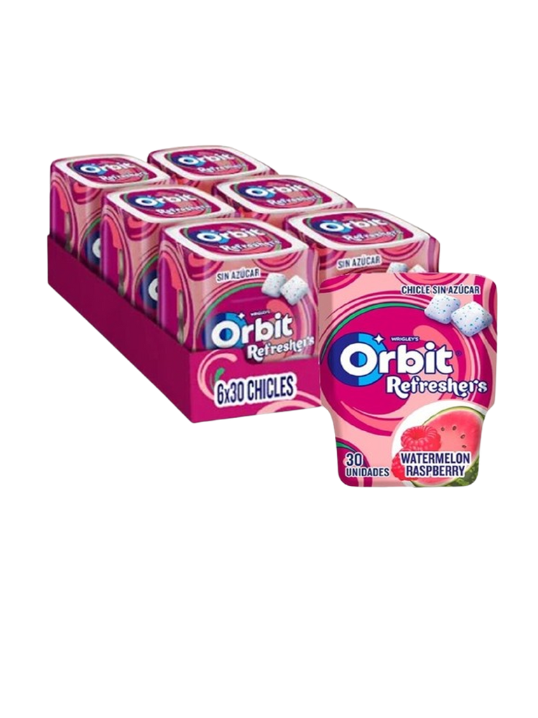 ORBIT BOTE SANDÍA FRAMBUESA 6U
