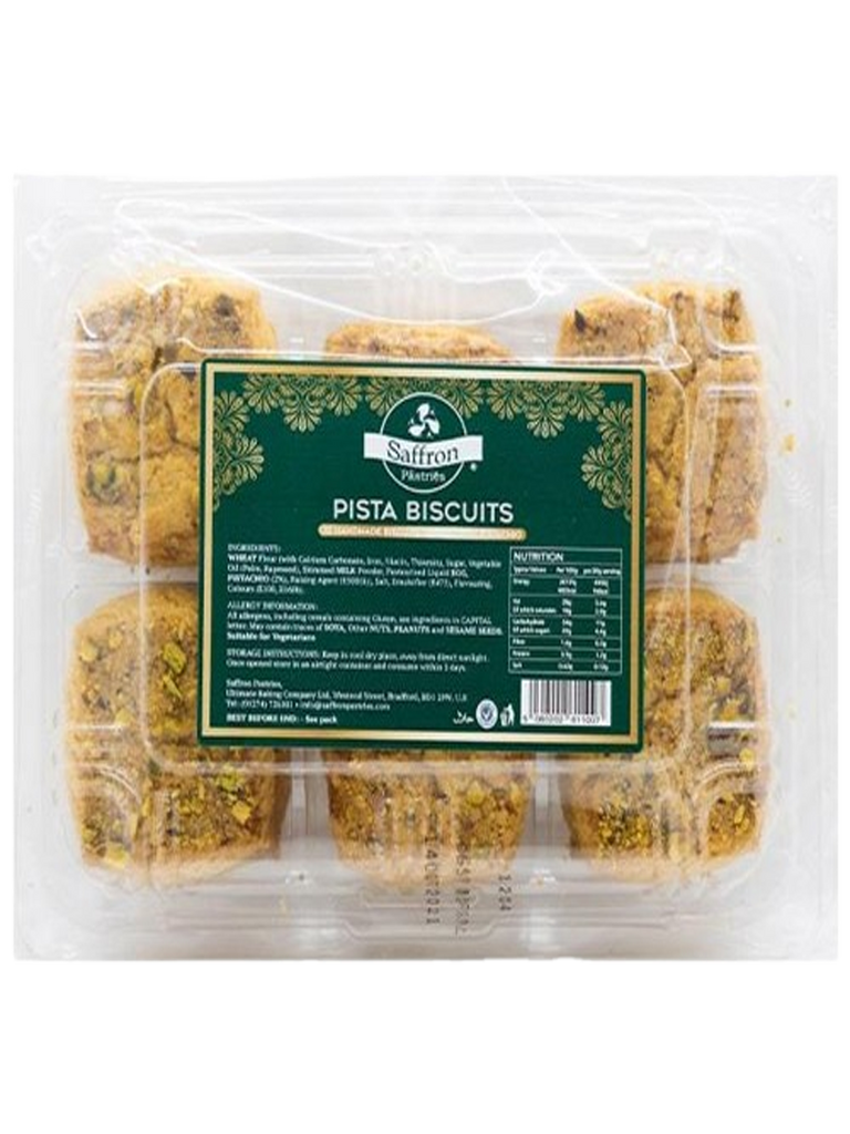 GALLETAS DE PISTA Y AZAFRÁN