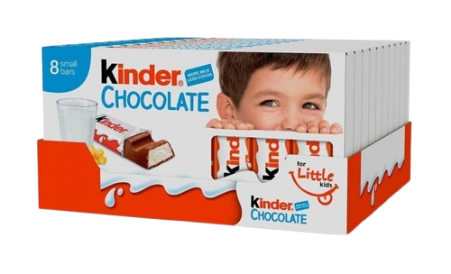 KINDER CHOCOLATE T8 X 10 UX 100G