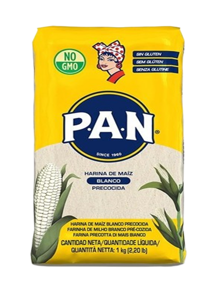 PAN HARINA DE MAÍZ BLANCO 1KG