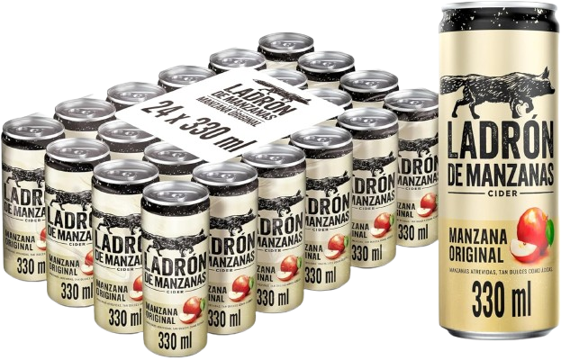 LADRON DE MANZANA 33CL LATA 24U