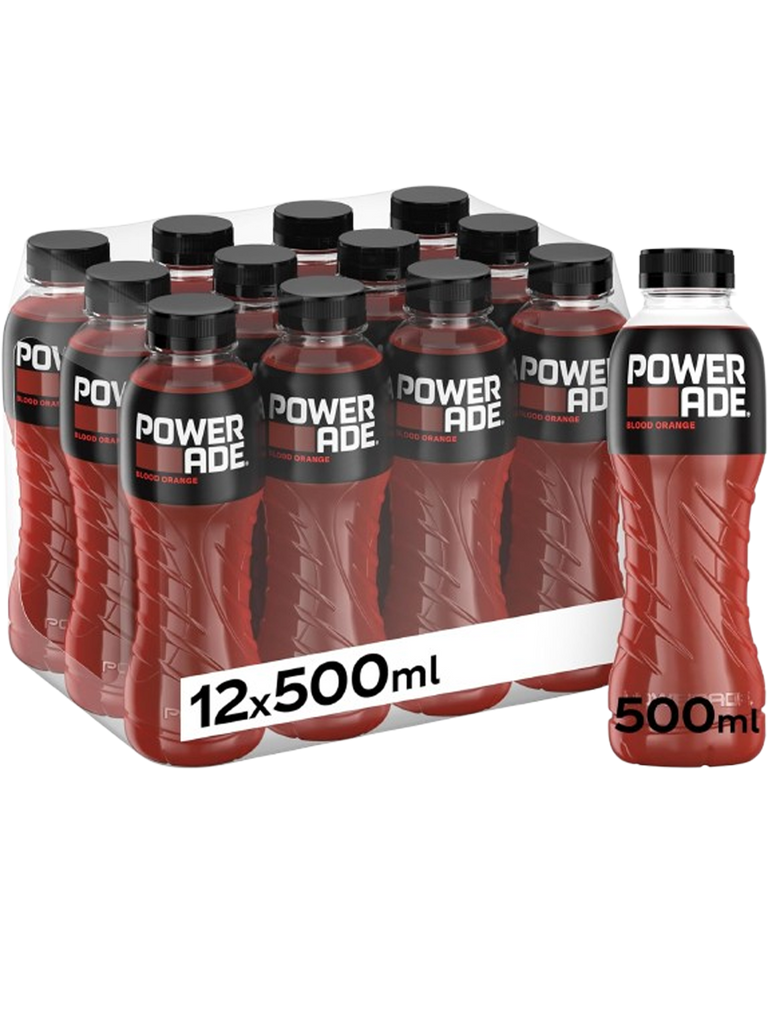 POWERADE ROJO BOTELLA 50CL X 12U
