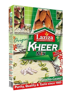 LAZIZA KHEER MEZCLA DE PISTACHO Y COCO 155G