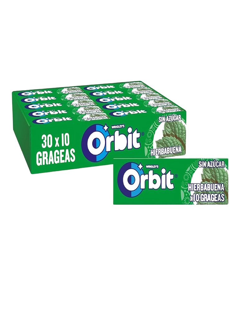 ORBIT MENTA SENSE SUCRE 30U 420G