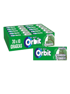ORBIT MENTA SENSE SUCRE 30U 420G