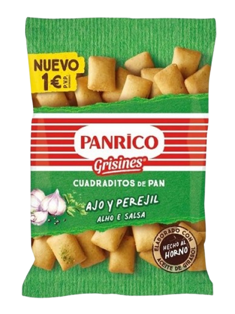 PANRICO CUADRADITOS AJO 80G