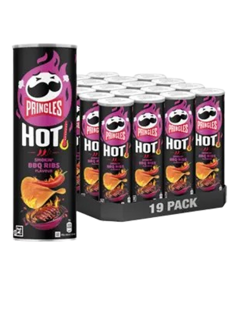 Costillas BBQ picantes PRINGLES 165 x 19 unidades