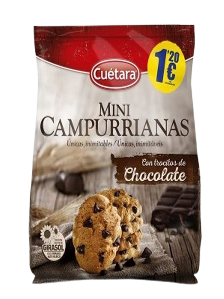 MINI CAMPURRIANAS CHOCO 122G P