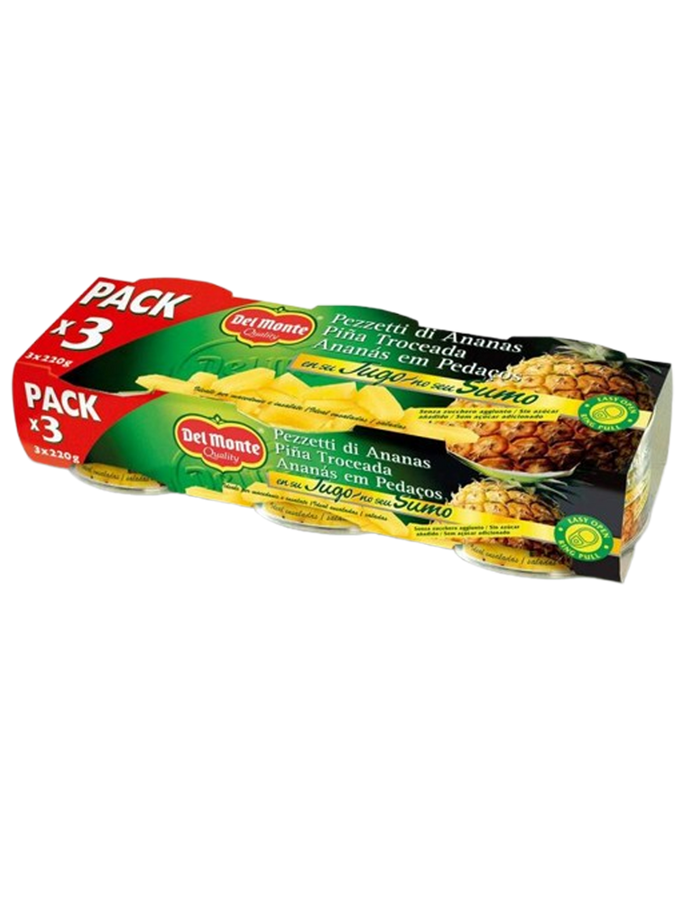 LA PIÑA TROCEADA X 3