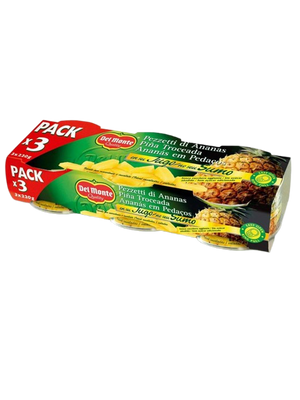 LA PIÑA TROCEADA X 3