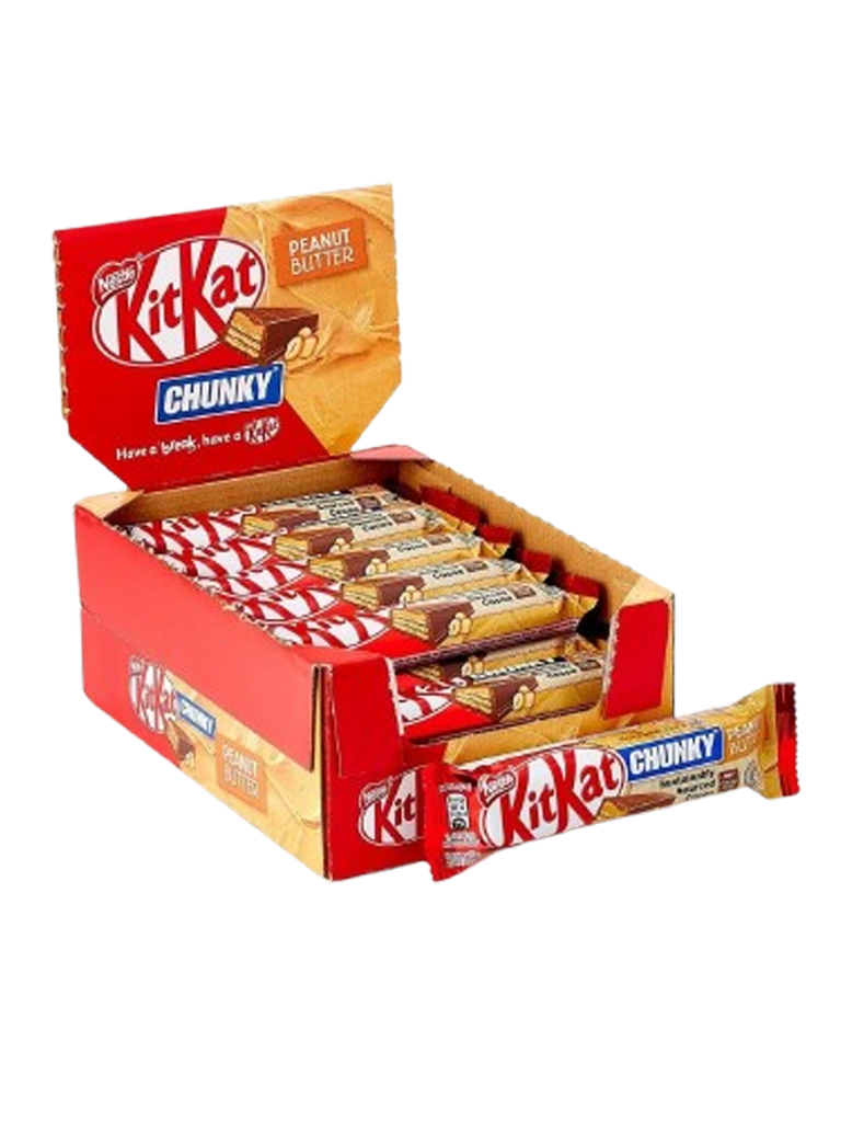 Barra de cacahuete gruesa KIT KAT 24 unidades x 42 g