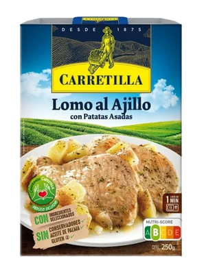 LOMO AL AJILO CON PATATAS ASADAS