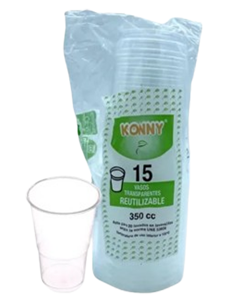 VASOS 350C.C 15U