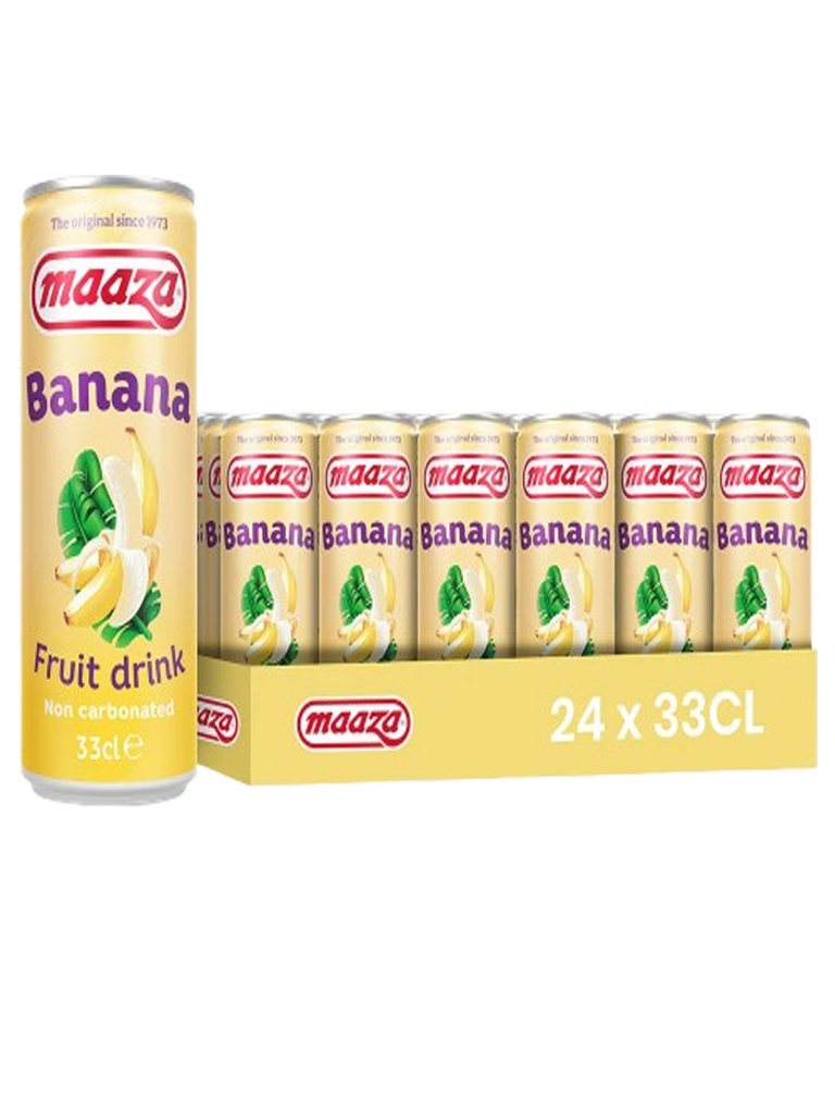 MAAZ BANANA FRUIT DRINK 33CL X 24