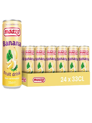 MAAZ BANANA FRUIT DRINK 33CL X 24