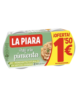 PATÉ A LA PIMIENTA 2X75G