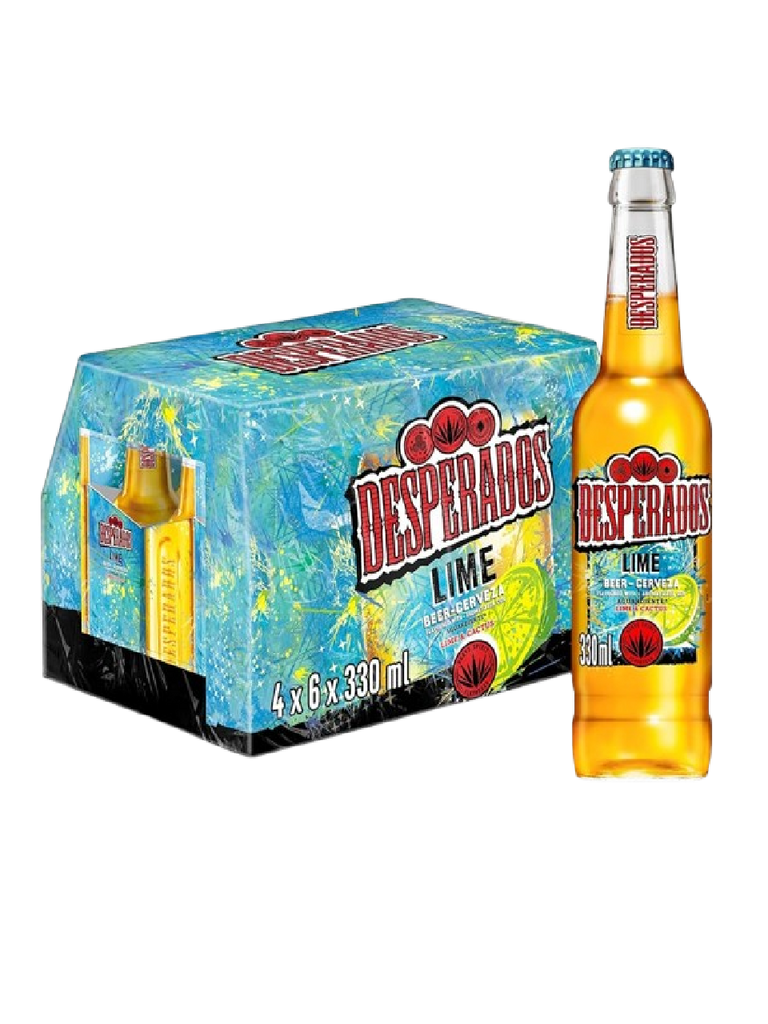 DESPERADO LIMA MEDIANA 330ML X 24U