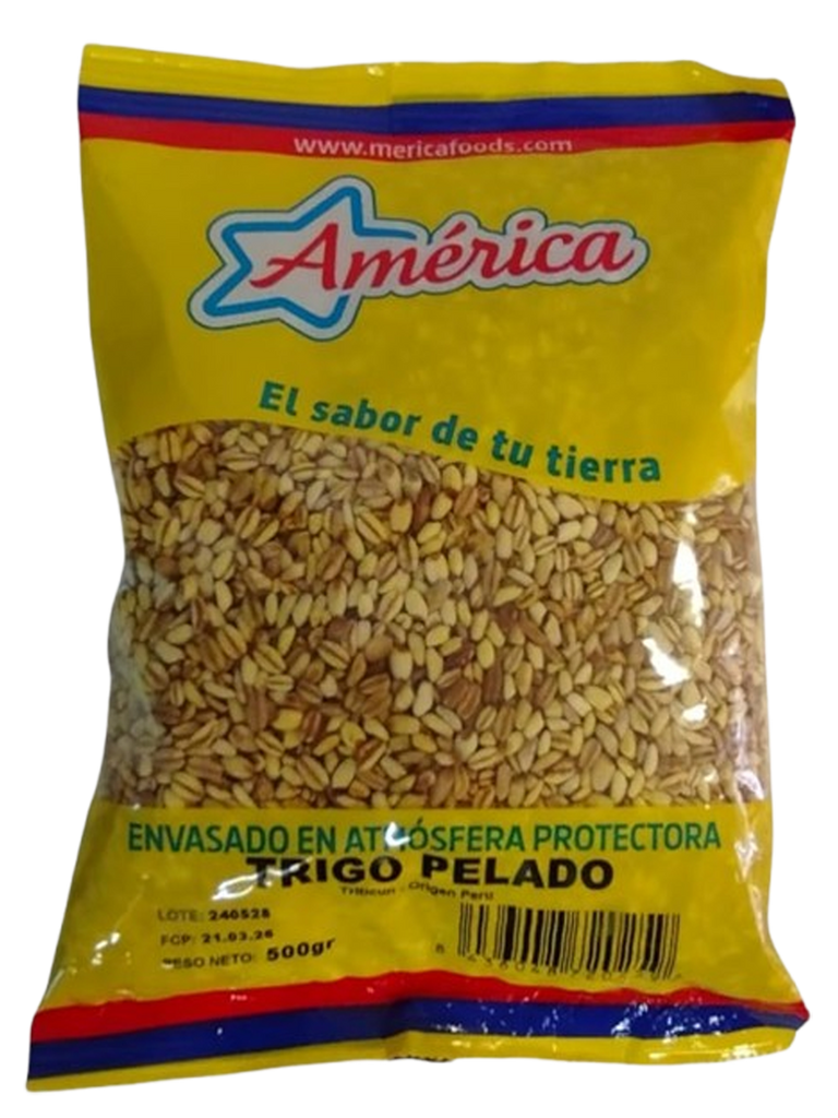 TRIGO PELADO AMÉRICA 24U X 500GR