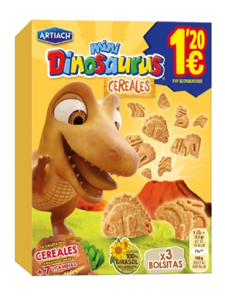 CEREALES DE DINOSAURIOS 124GR PVP