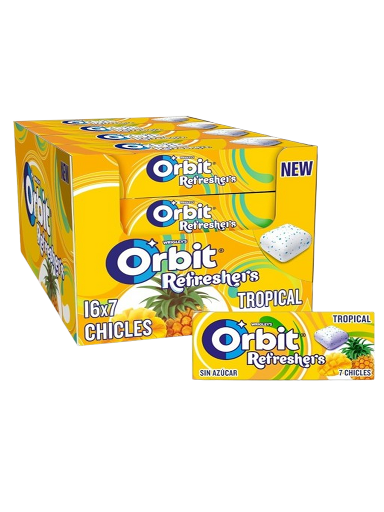 ORBIT REFRESHERS TROPICAL SABOR 16U