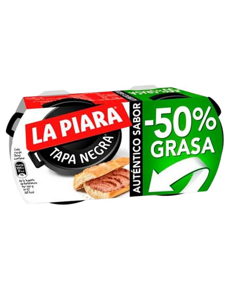 LA PIARA TAPA NEGRA PIMIENTA VERDE 2X75G