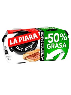 LA PIARA TAPA NEGRA PIMIENTA VERDE 2X75G