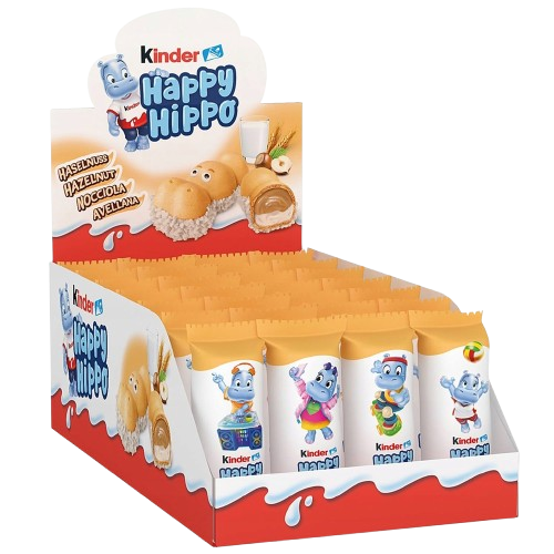 KINDER HAPPY HIPPO HAZELNUT 28U