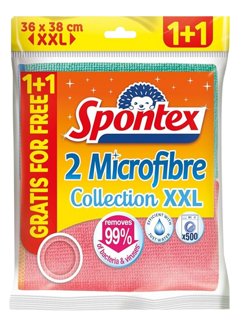 SPONTEX 2 MICROFIBRA XXL