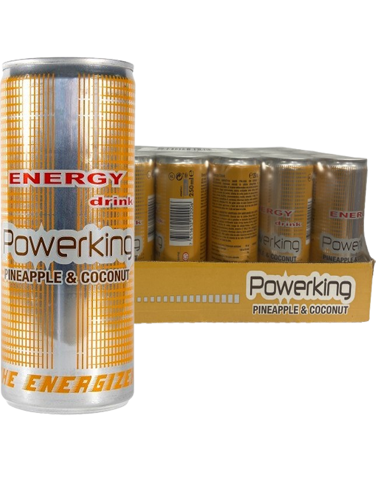POWERKING PINEAPPLE / COCONUT 250ML X 24U